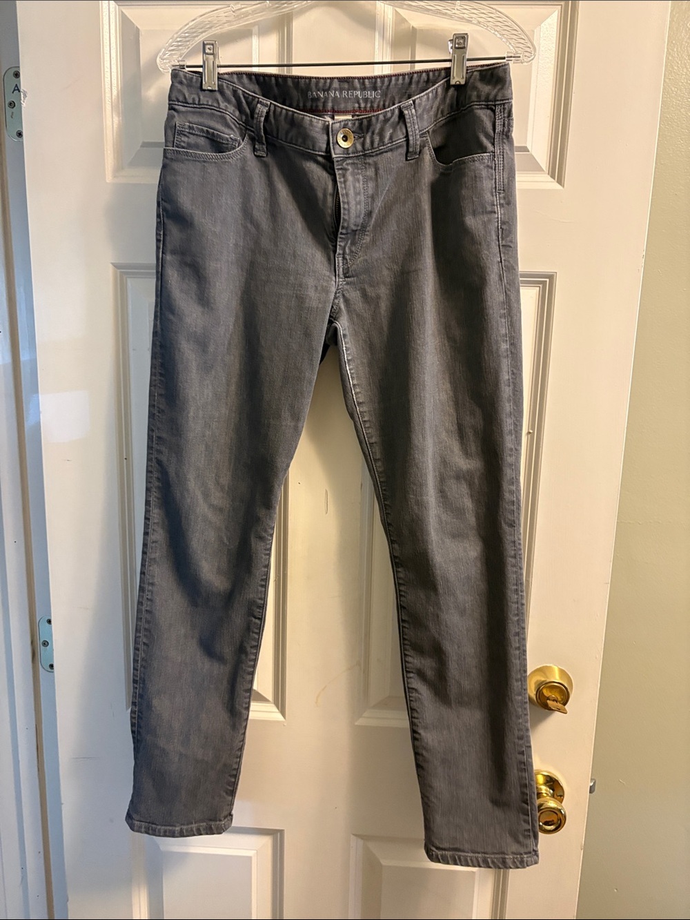 Banana Republic Slate Gray Skinny Jeans